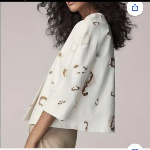 Massimo Dutti Trend Coat Cropped Jacket 6 NWT - Picture 3 of 9